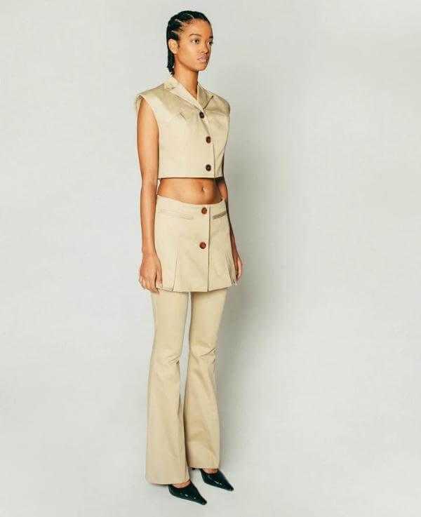 Skirt Pants Combo Fashion
