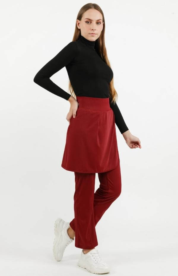Skirt Pants Outfit