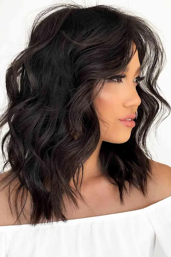 70s Long Wavy Shag Haircut