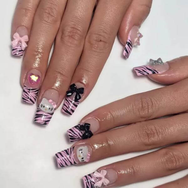 Bow Nail Designs