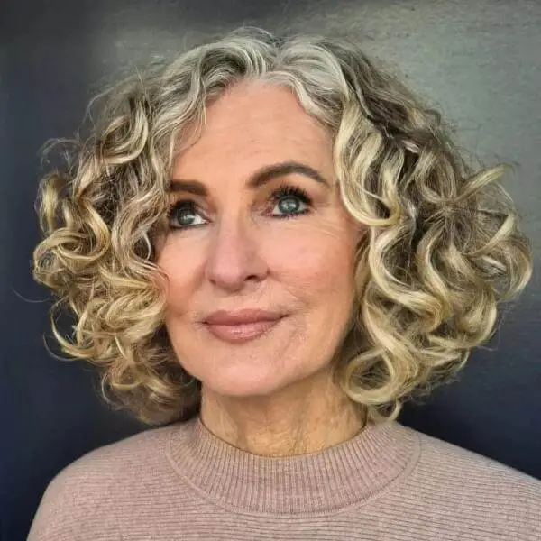 Curly Hair Women Over 60