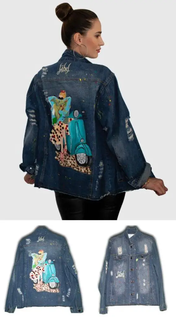 Hand Painted Denim Jacket