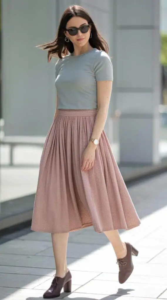 Jersey With Skirt Outfit Aesthetic