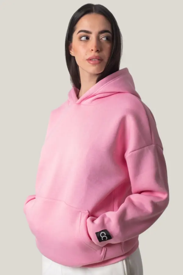 Pink Hoodie Outfit Women