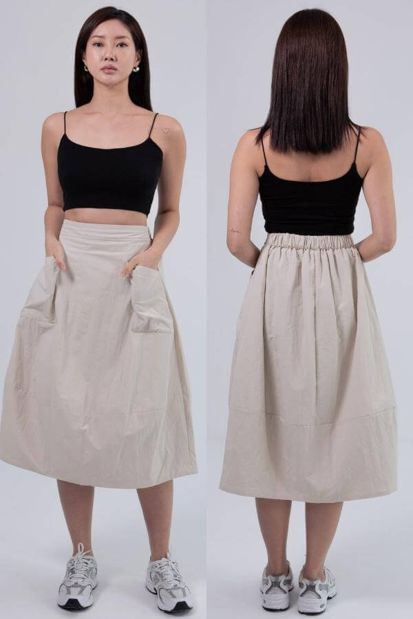 Poofy skirt outfit