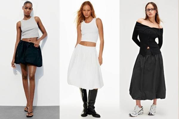 Puff Skirt Outfit Ideas