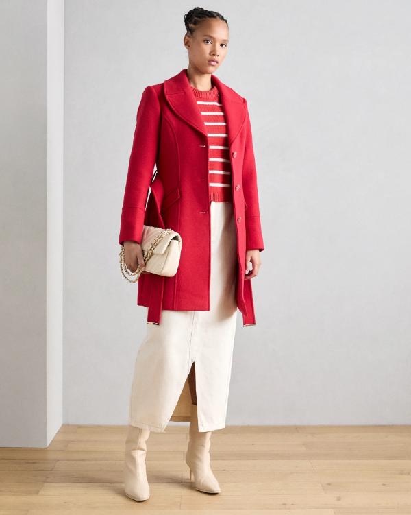 Red Coat Outfit Winter