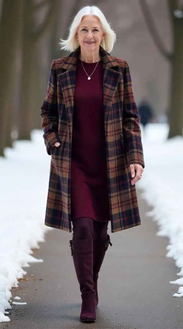 Women's Fashion Over 60 Outfit Ideas Winter