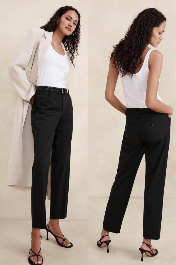Black Wool Pants Outfit