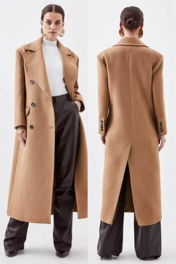 Brown Coat Outfit Winter Classy