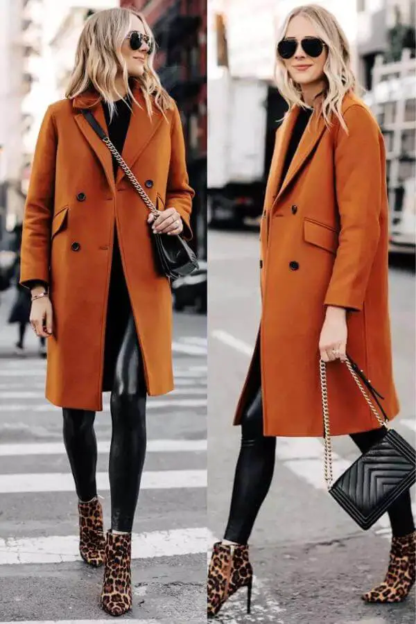 Brown Coat Outfits For Women