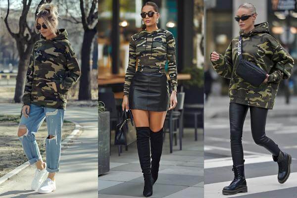 Camo Hoodie Outfit Ideas