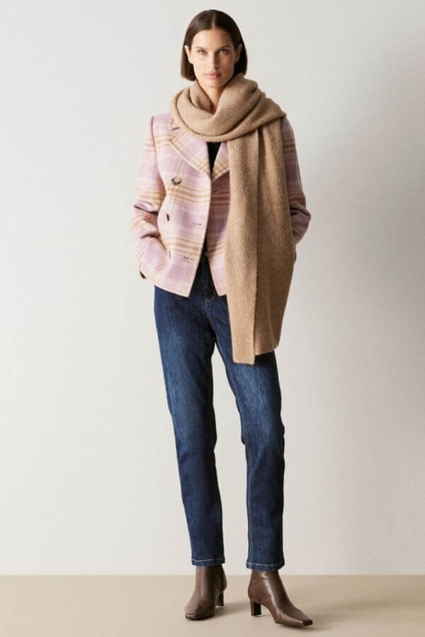 Dark Denim Jeans Outfit Winter