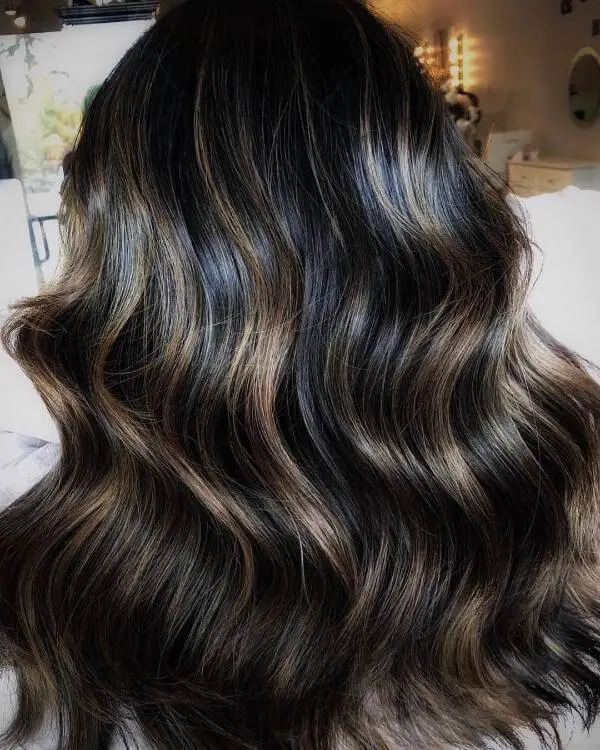 Espresso Hair Color With Highlights