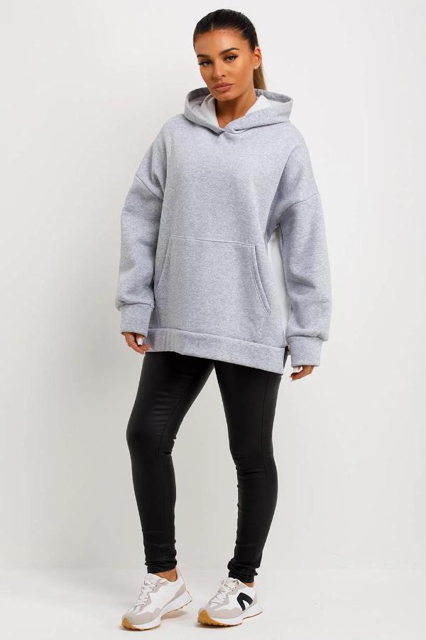 Gray Hoodie Outfit Woman