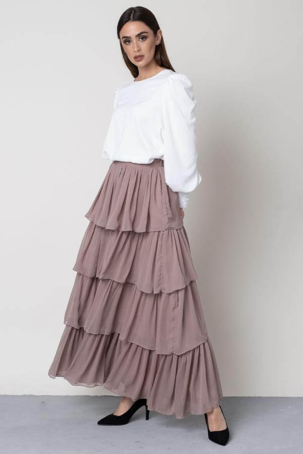 Long Layered Skirt