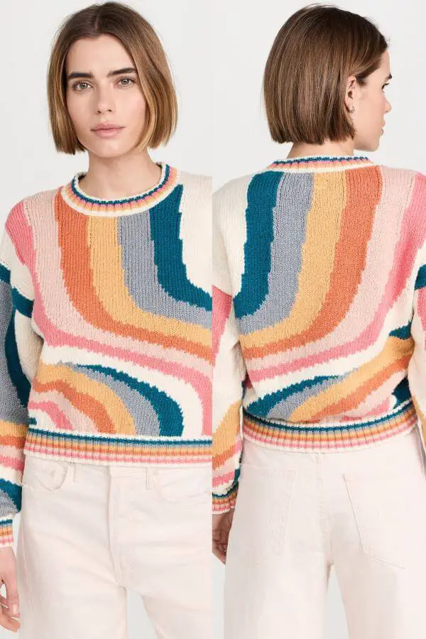 Printed Sweater Outfit