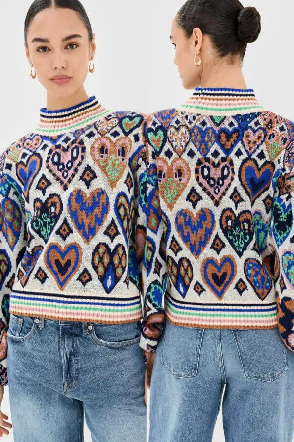 Printed Sweater