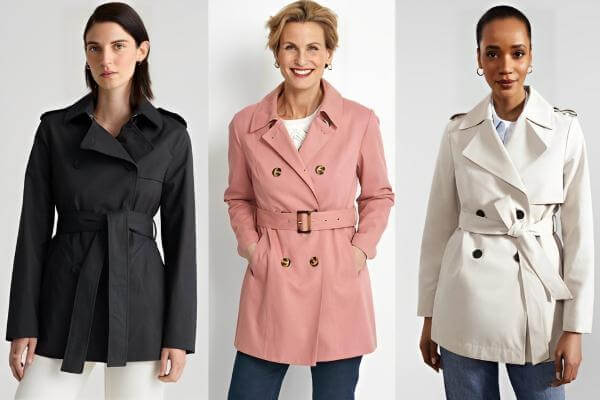 Short Trench Coat Outfit Ideas
