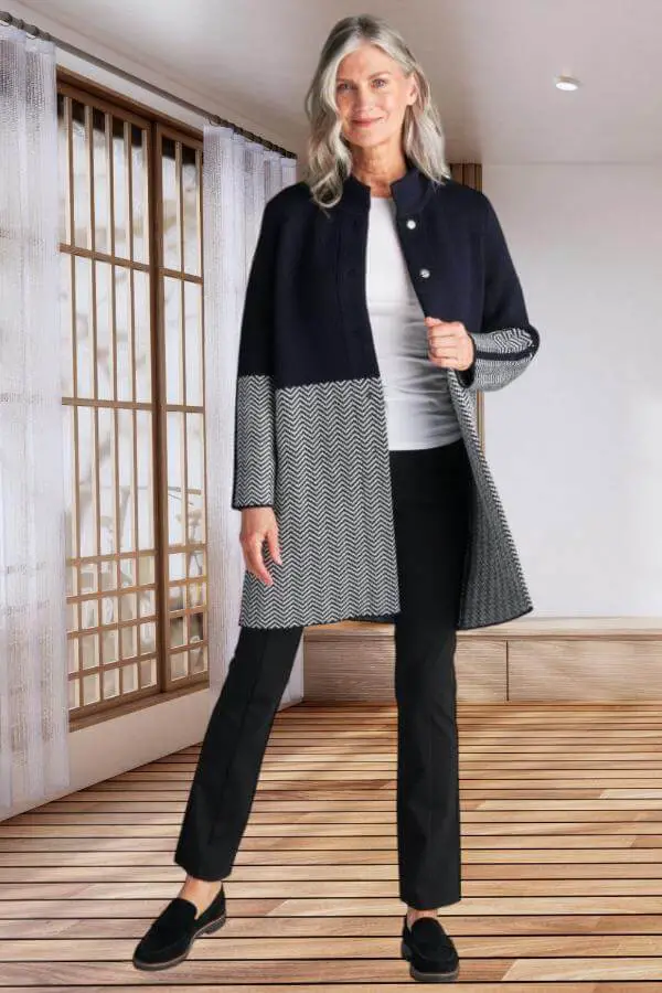 Sweater Coat Outfit Casual