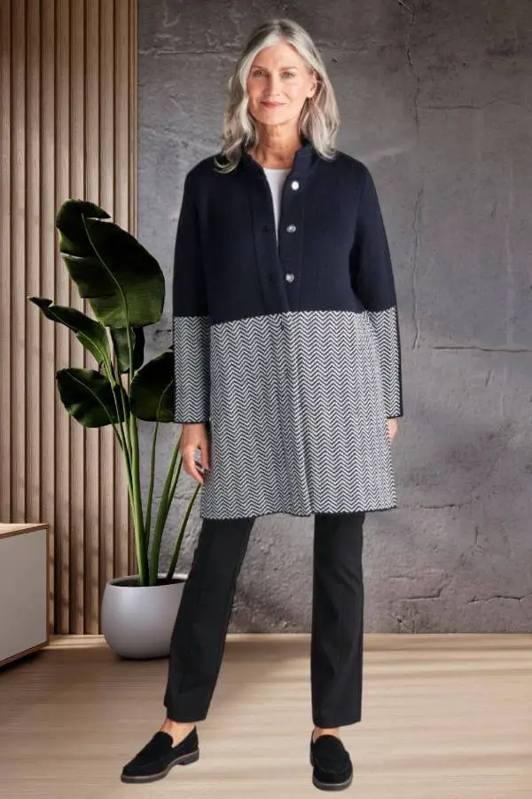 Sweater Coat Outfit Winter