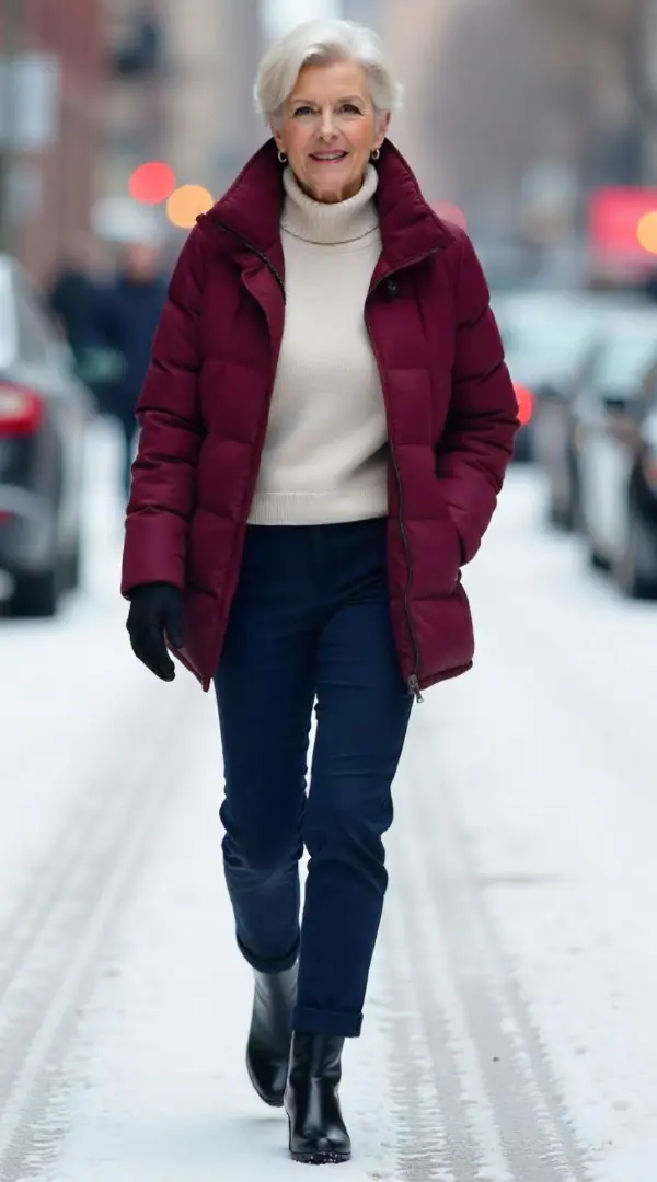 70 Year Old Women Casual Winter Fashion