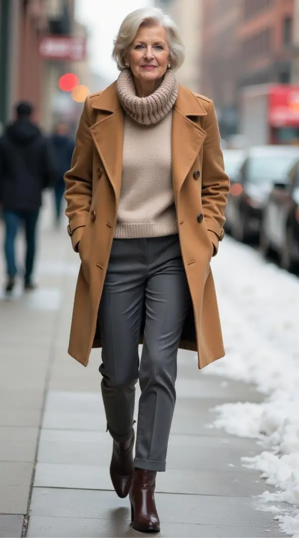 70 Year Old Women Winter Fashion