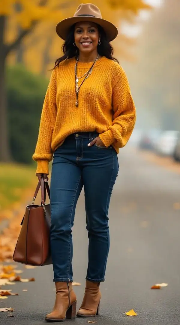 Fall Outfit For 40 Years Old Woman