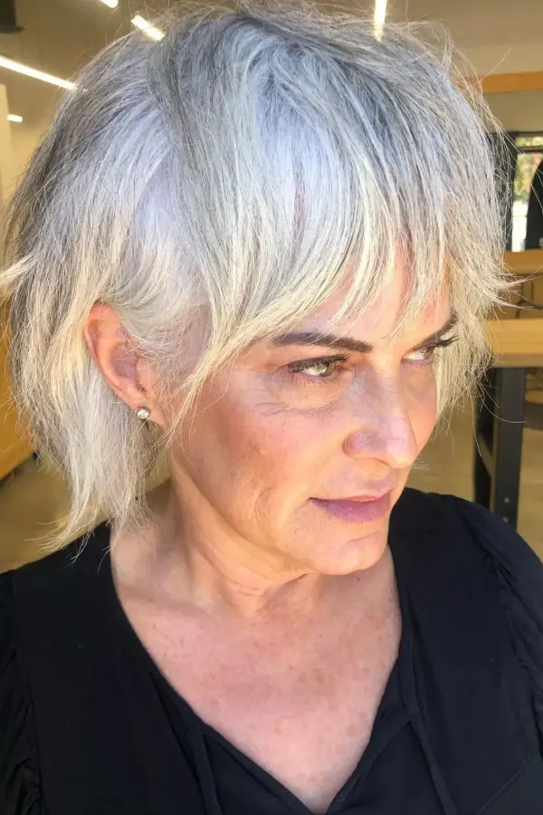 Grey Hair 60 Year Old