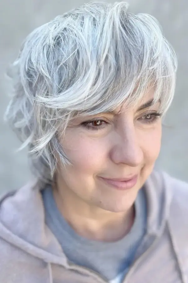 Hairstyles For Grey Hair Over 60