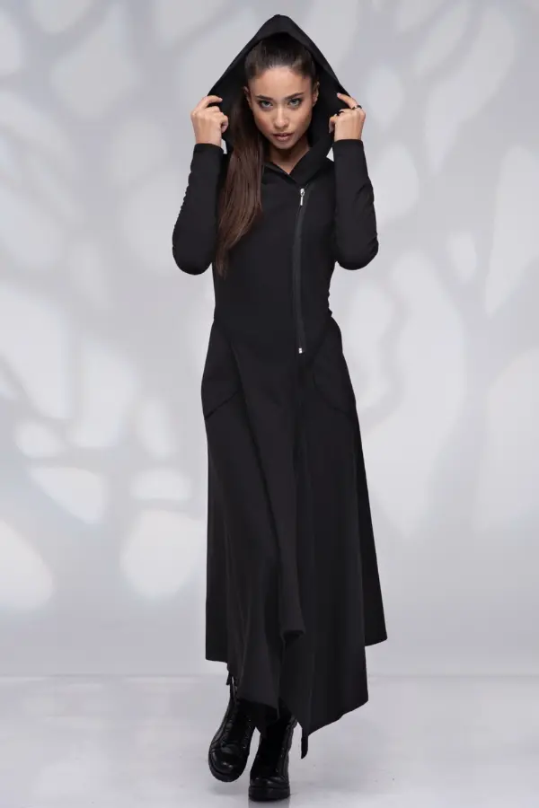 Hooded Dress Outfit