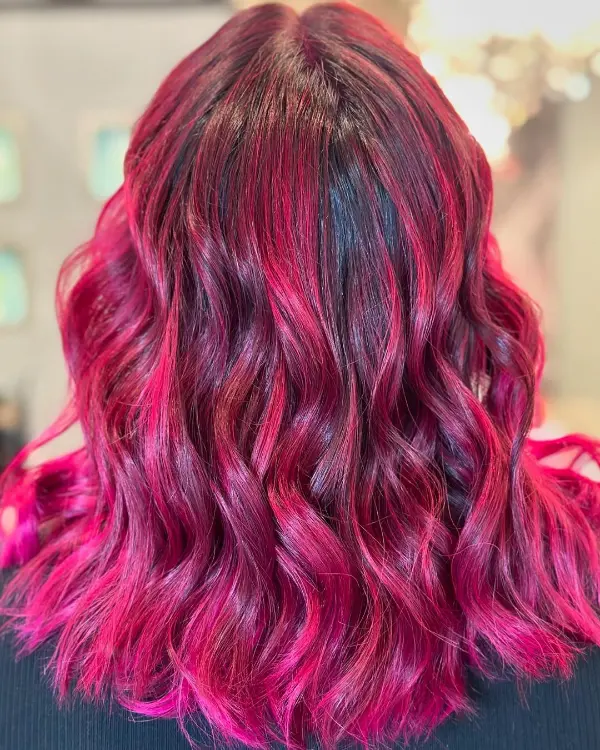 Raspberry Hair Color