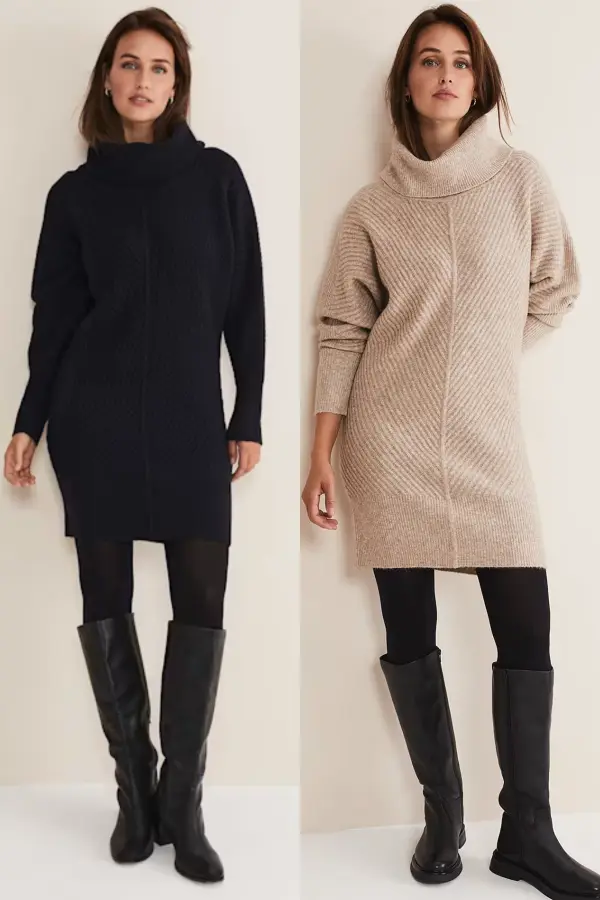 Winter Dress Outfit Casual
