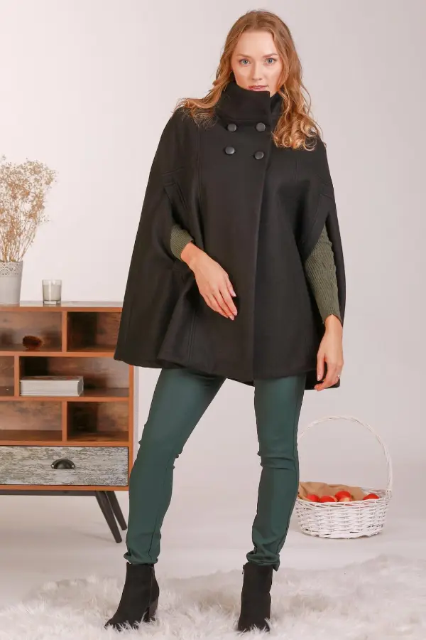 Cape Coat Outfit