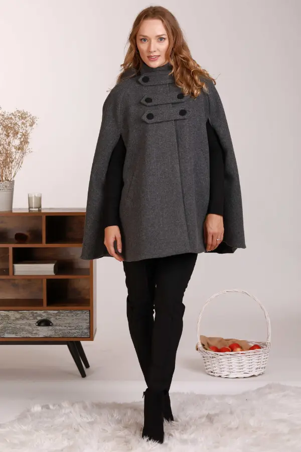 Cape Coat Winter Outfit