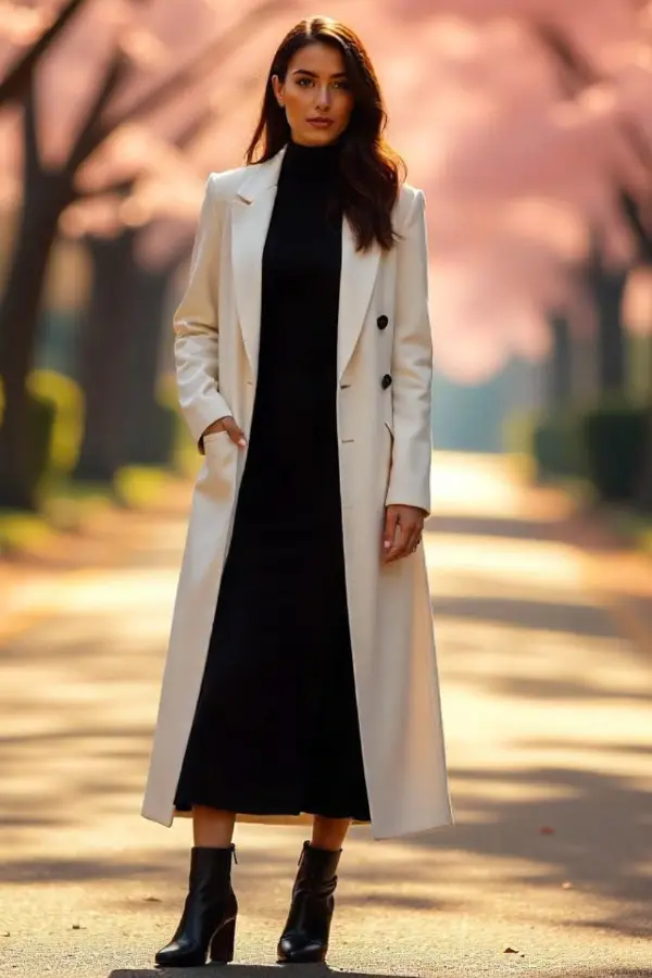 Layering Turtleneck Dress