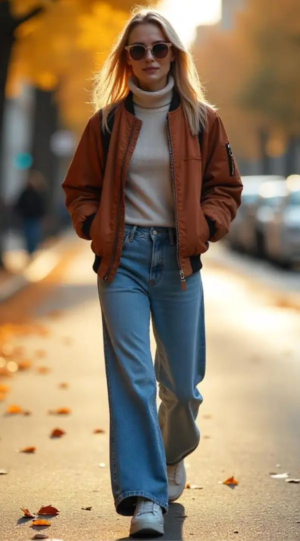 Modest Streetwear Fashion Women Fall