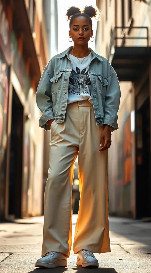 Modest Streetwear Fashion Women Spring