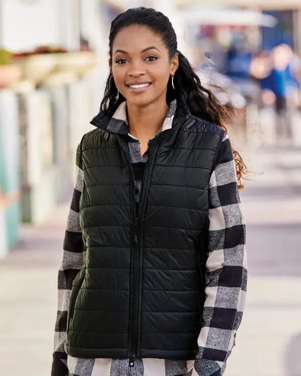Puffer Vest Outfit Black Women