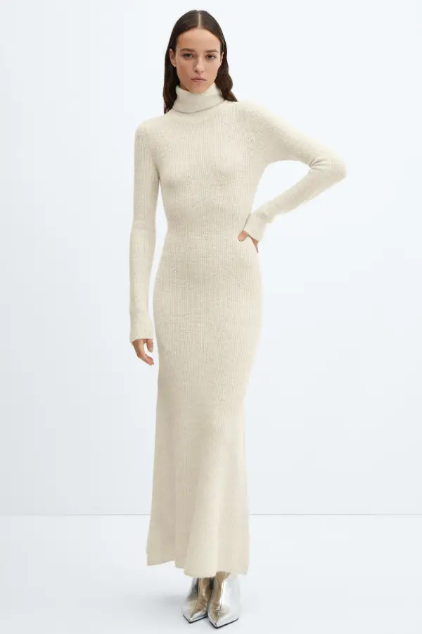 Turtleneck Dress Outfit Winter