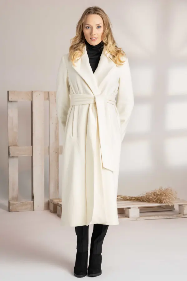 White Winter Coat Outfit
