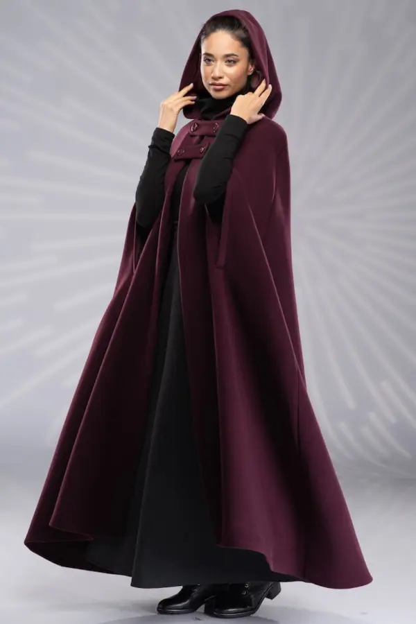 Women's Cloak Coat Outfit
