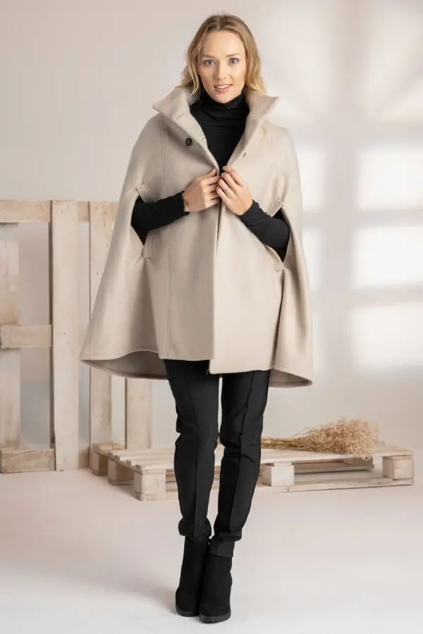 Wool Cape Coat Outfit