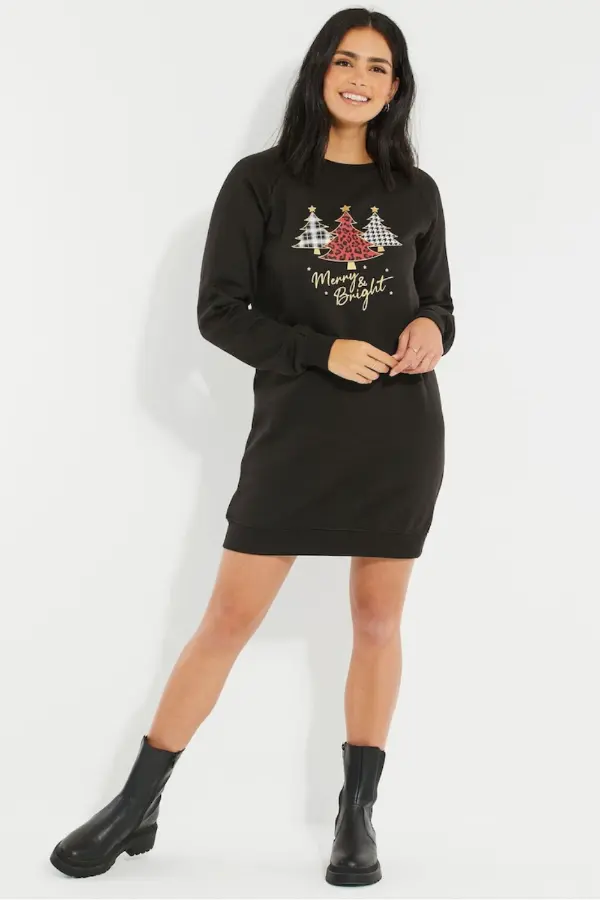 Christmas Outfit With Boots