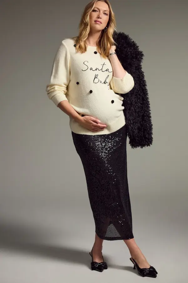 Pregnant Christmas Outfit