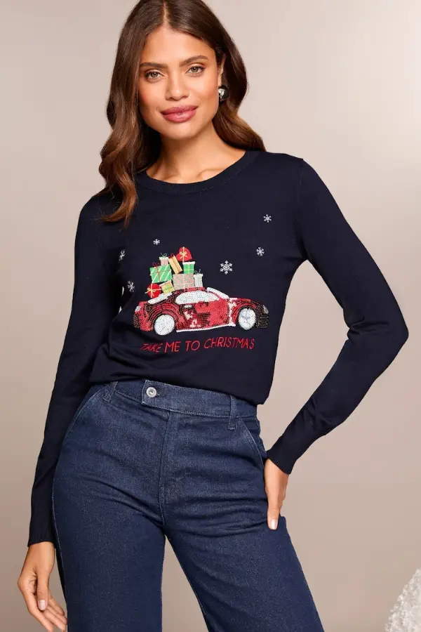 Christmas Sweater Outfits 