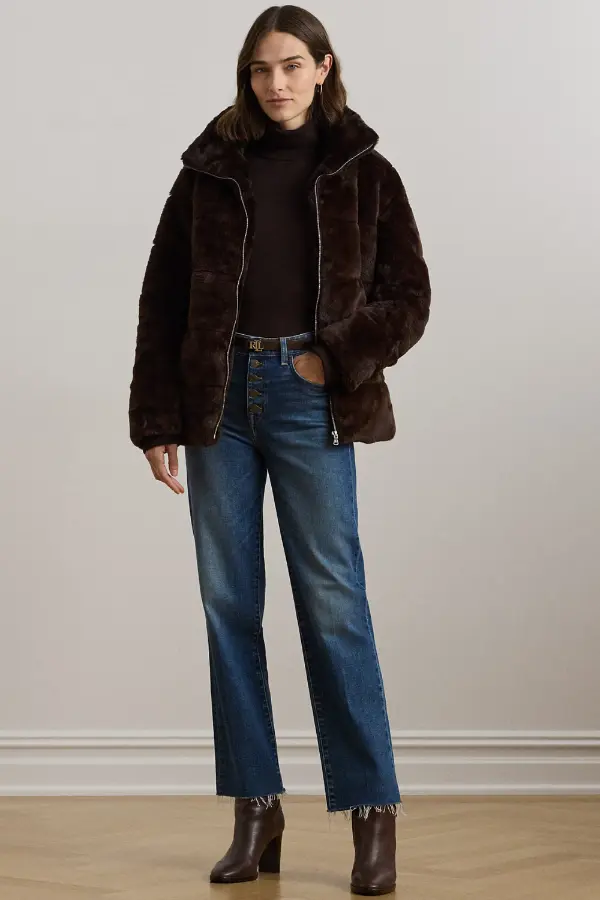 Classy Winter Jeans Outfit