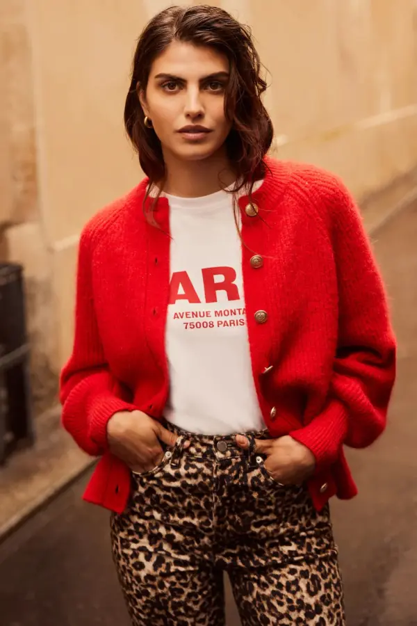 Cute Red Cardigan