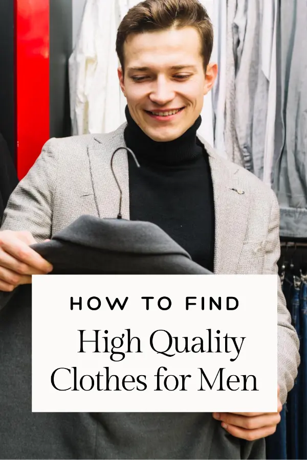 High Quality Clothes Men