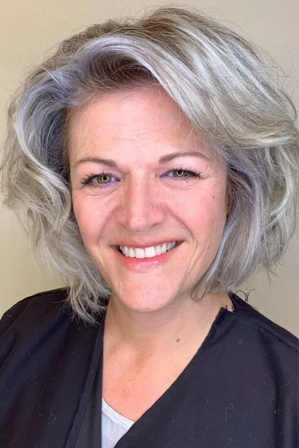 Sassy Hair Older Women Medium Length